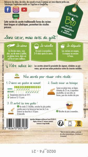 Potagères - Carotte Touchon - BIO - MEDIA_PACKAGING_VERSO
